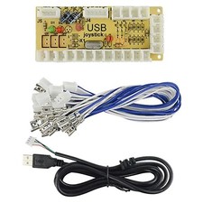 Zero Delay CY-822D Board 1 Player Control Arcade Encoder USB Cable & Wiring Kit