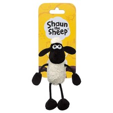Shaun the Sheep Soft Toy Keyring - Plush Key Chain Bag Accessory