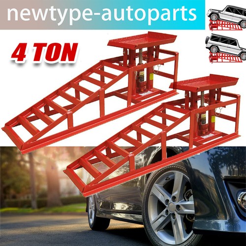 Pair hydraulic car ramps - ramps, 2x