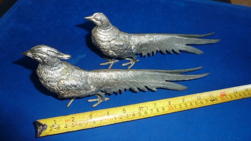 Vintage pair silver tone - vintage,