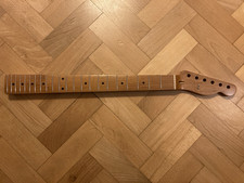 Roasted Maple Neck For Telecaster Nitro Satin Stainless Steel Frets