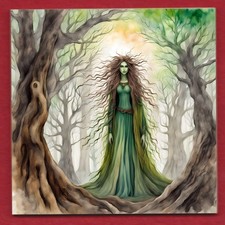Pagan Green Goddess Tree