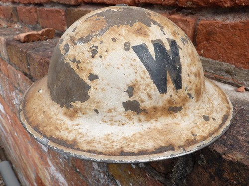 Ww2 british arp wardens helmet - arp,