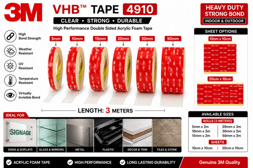 Genuine vhb 4910 clear - genuine,