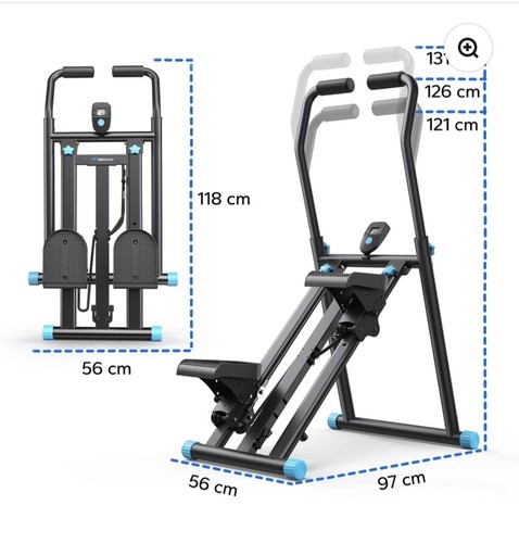 Merach foldable stair stepper - foldable,