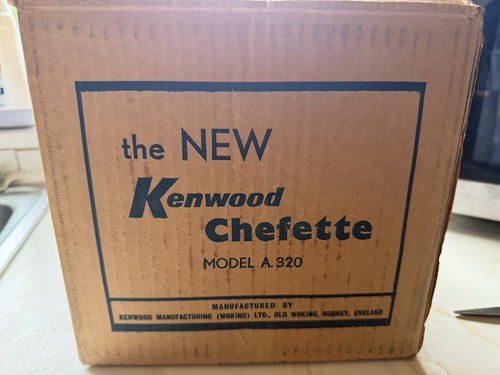 Vintage kenwood chefette - chefette, a320
