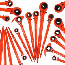 7pc Ratchet Podger Spanner Set  10x13, 13x17, 17x19, 19x21, 19x24, 24x30mm