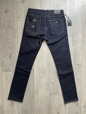 EA Armani Jeans Mens Navy Blue 32” Waist New BNWT Free P&P