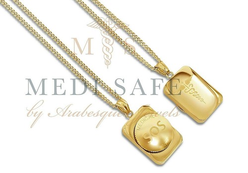 Sos necklace pendant - 26",