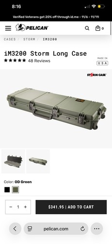 Pelican im3200 case - case, with