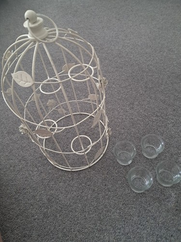 Cream shabby chic - chic, birdcage
