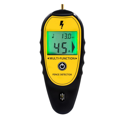 Electric fence tester and - fence,