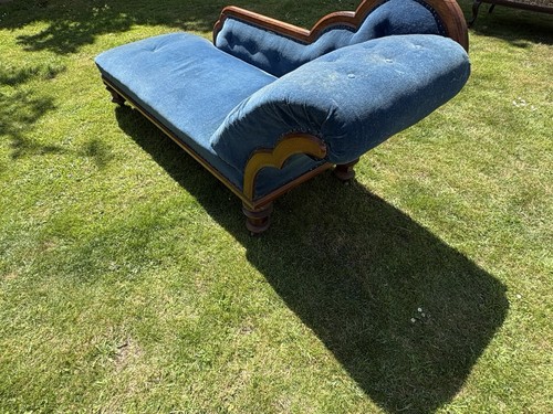 Antique chaise longue - antique,