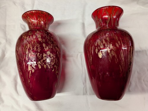 Vintage red art glass - vintage,