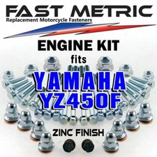'06-'09 Yamaha YZ450F Engine Rebuild Bolt Kit | FACTORY style ZINC Fasteners
