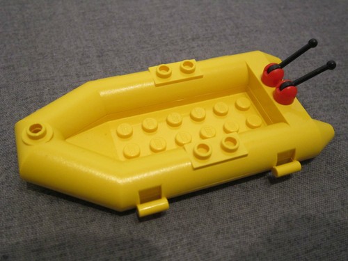 Lego yellow dingy raft - lego, /