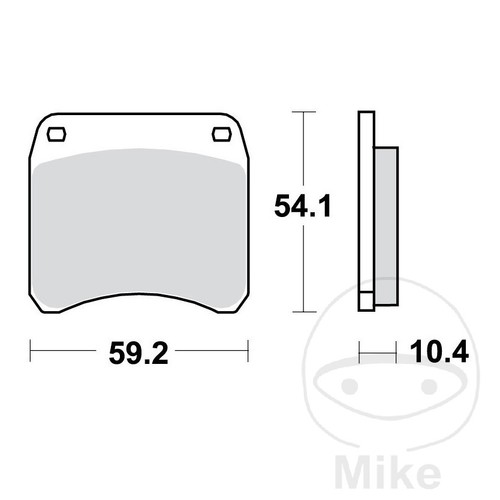Trw standard brake pads - standard,