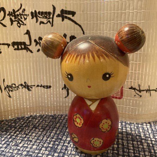 Kokeshi dolls vintage 16cm - vintage, (16cm