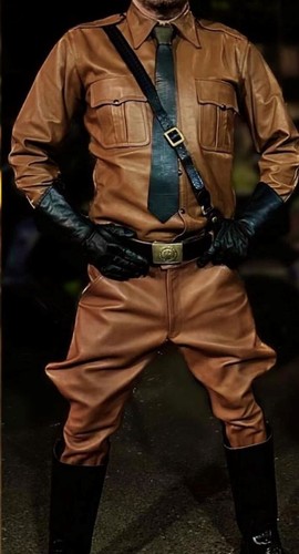 Men real leather breeches - men's, &