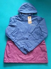 Karrimor Half Zipper Woven Padded Jacket- Blue/Purple - Medium -RRP £65