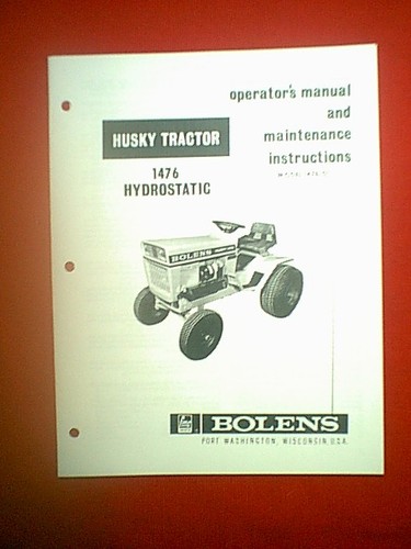 Bolens husky 1476 hydrostatic - 1476,