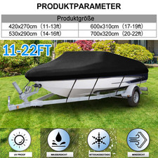 11-22FT Boat Cover 210D Heavy