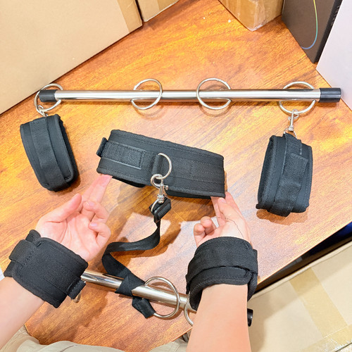 Bondage open leg spreader bar - bondage,