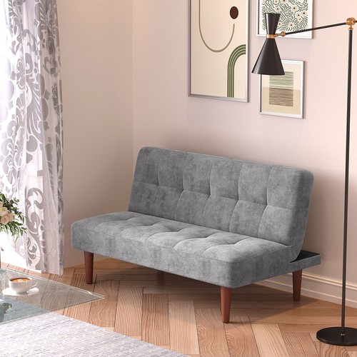 Grey seater sofa - sofa, small