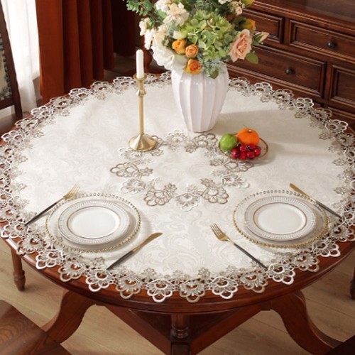 Elegant beige lace - elegant, tablecloth