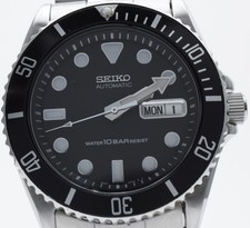 [NEAR MINT] SEIKO 7S26-0040 Diver Black Dial Automatic Men's Vintage Watch JAPAN