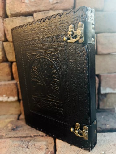 Leather ring binder - ring,