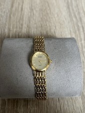 Vintage Sekonda Gold Tone Ladies Bracelet Watch Brand New Battery Fitted