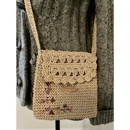 Fall crochet raffia straw - fall,
