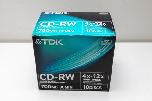 10x tdk 12x - tdk, cd-rw
