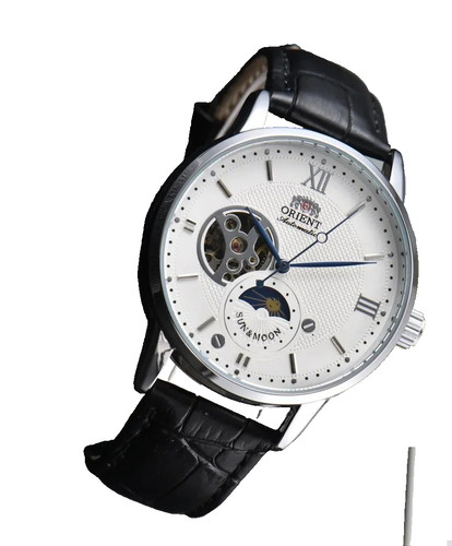 Orient watch sun moon stars - watch, moon,