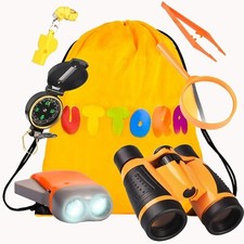 Kids Outdoor Explorer Kit Binoculars Torch Compass Magnifying Glass Backpack etc