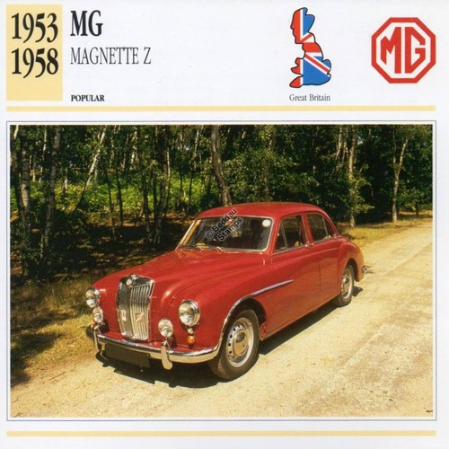 1953 1958 magnette - mg, z