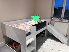Low Mid Sleeper Bed With Slide