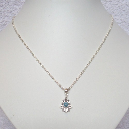 Hamsa hand blue - blue, eye