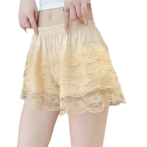 Ruffle lace underpants safety - lace,