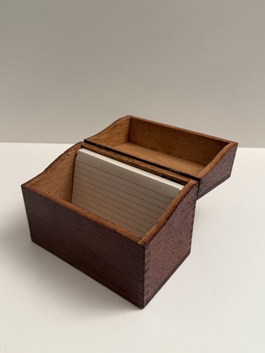 Vintage wood wooden recipe - wooden,