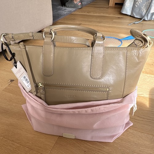 Radley taupe leather medium - taupe,