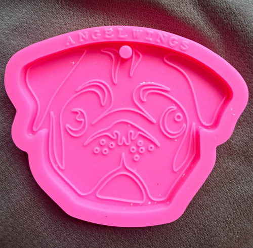 Pink silicone mould - pink,