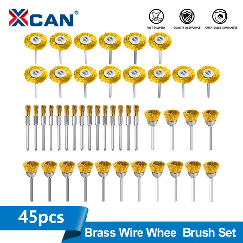 45x wire brush brass coated - 45x,
