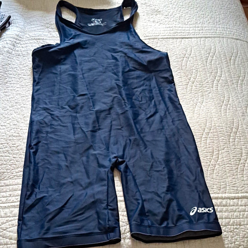 Asics black wrestling singlet - wrestling,