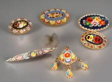 Antique Vintage Micro Mosaic