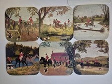 Set Of Six Vintage  Hunting