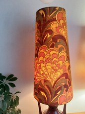 60cm large West German Lampshade floor Vintage 60s 70s Lamp fat lava Psychedelic