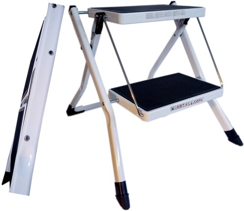 Folding double step steel - step,