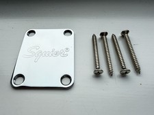 Fender Squier Neck Plate for Stratocaster with screws